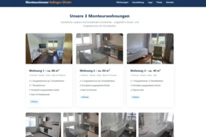 Monteurzimmer Solingen – komfortabel wohnen – zentral arbeiten.